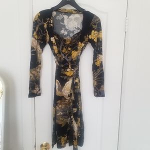 Roberto Cavalli Printed Jersey Dress